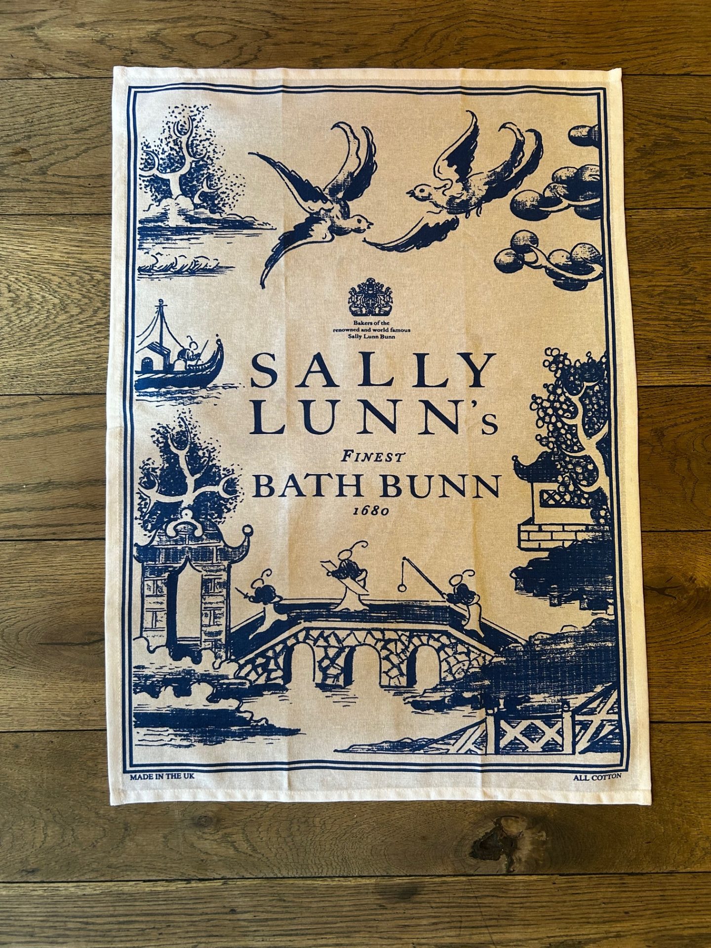 Willow Design Tea towel